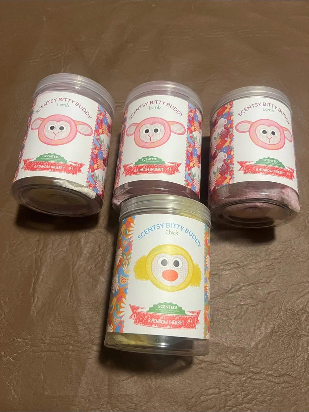 Lamb & Chick Scented Kids Bitty Buddy - Pink & Yellow